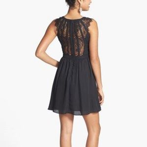 A.drea black lace dress